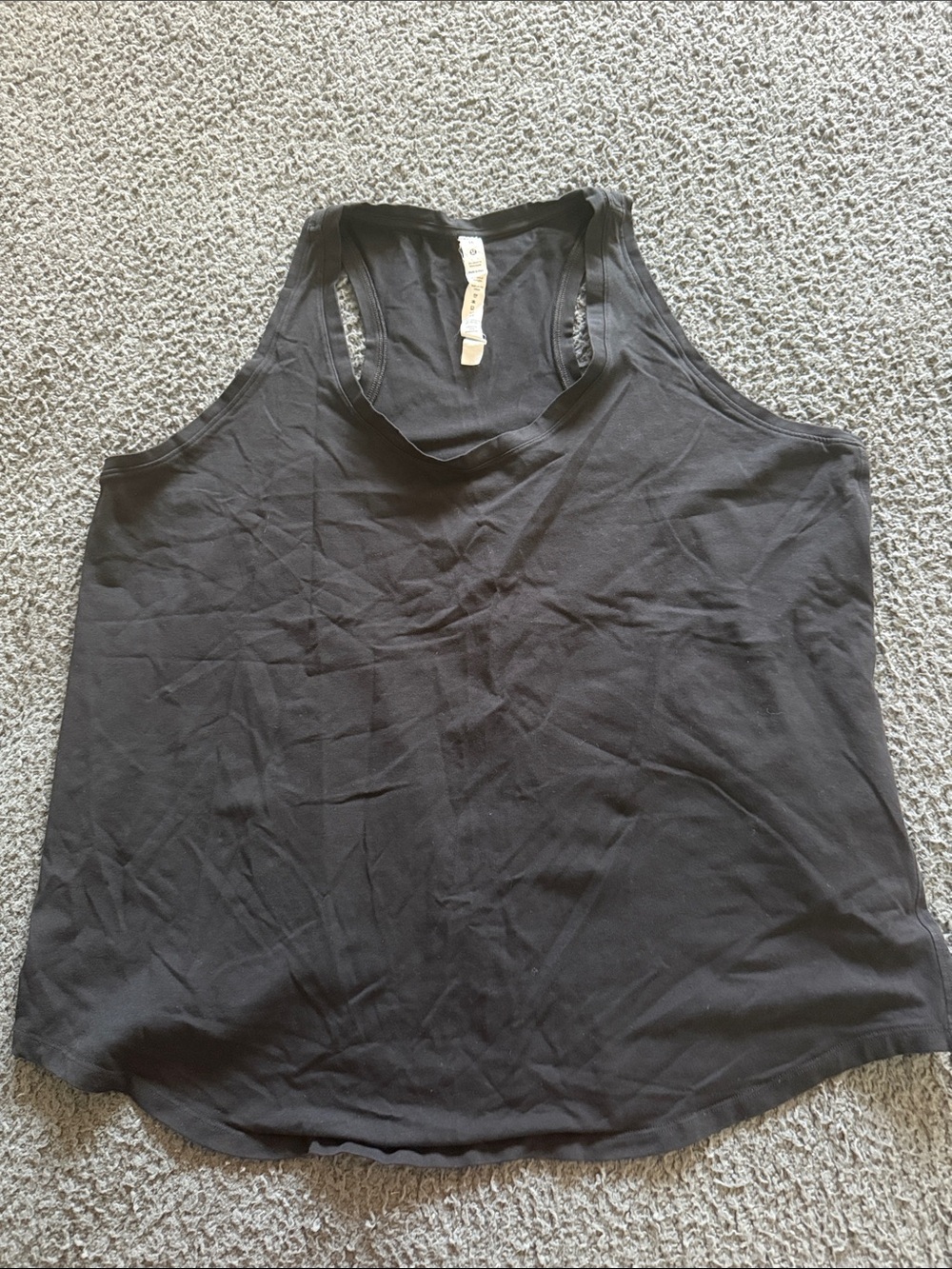 Lululemon Black Racerback Tank Top